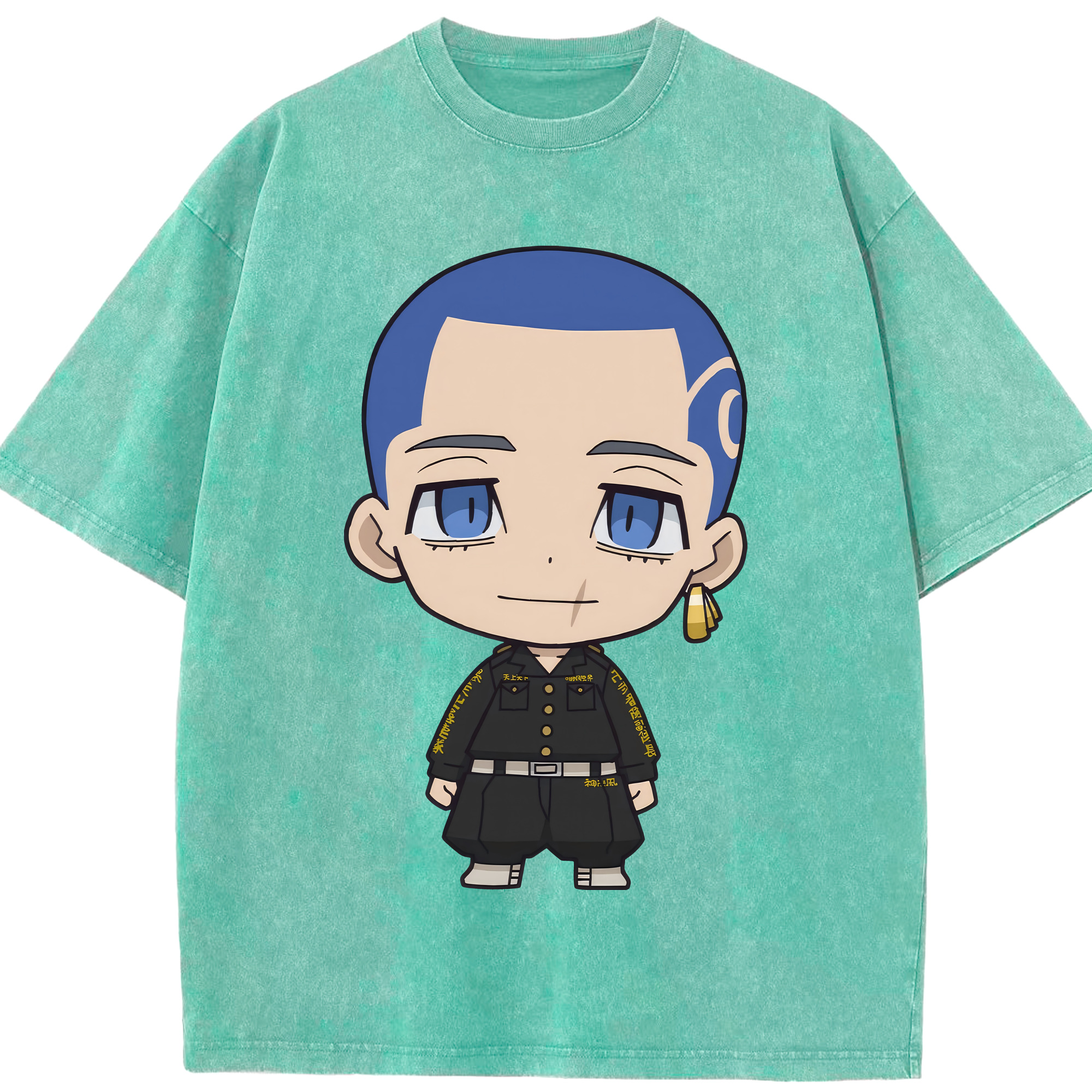 （画像用） 東京リベンジャーズ Tokyo Revengers 綿100% ヴィンテージ風 半袖Tシャツ（フロントプリント）